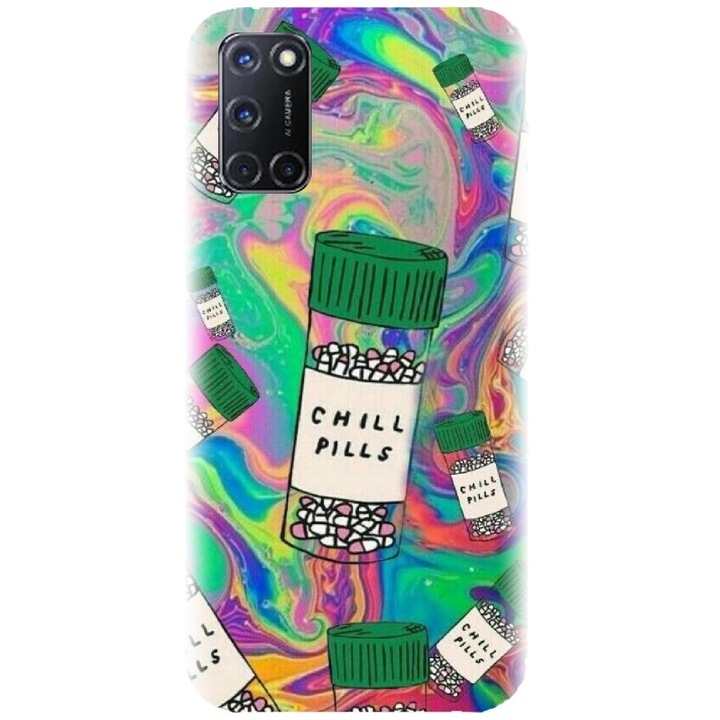 Husa din silicon compatibila cu Oppo A72 4G - model Trippy Pills
