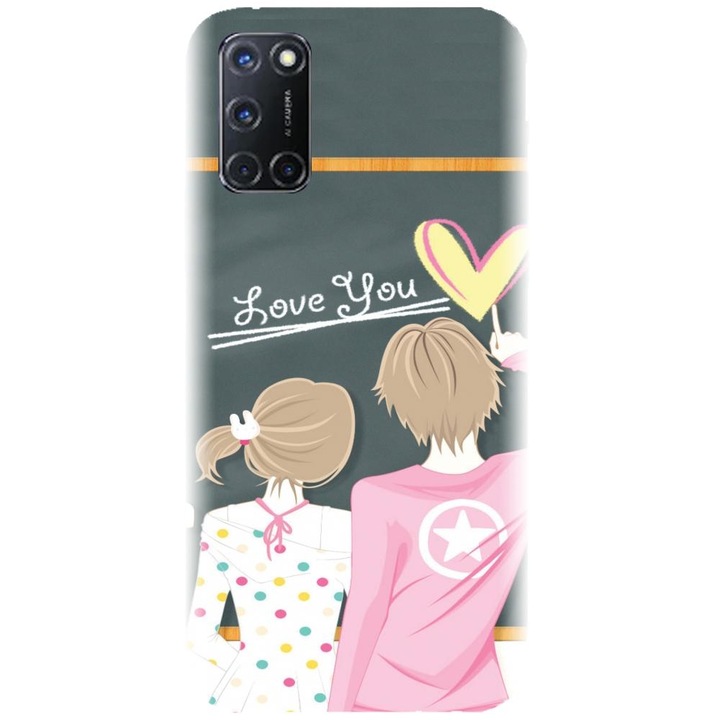 Husa din silicon compatibila cu Oppo A72 4G - model School