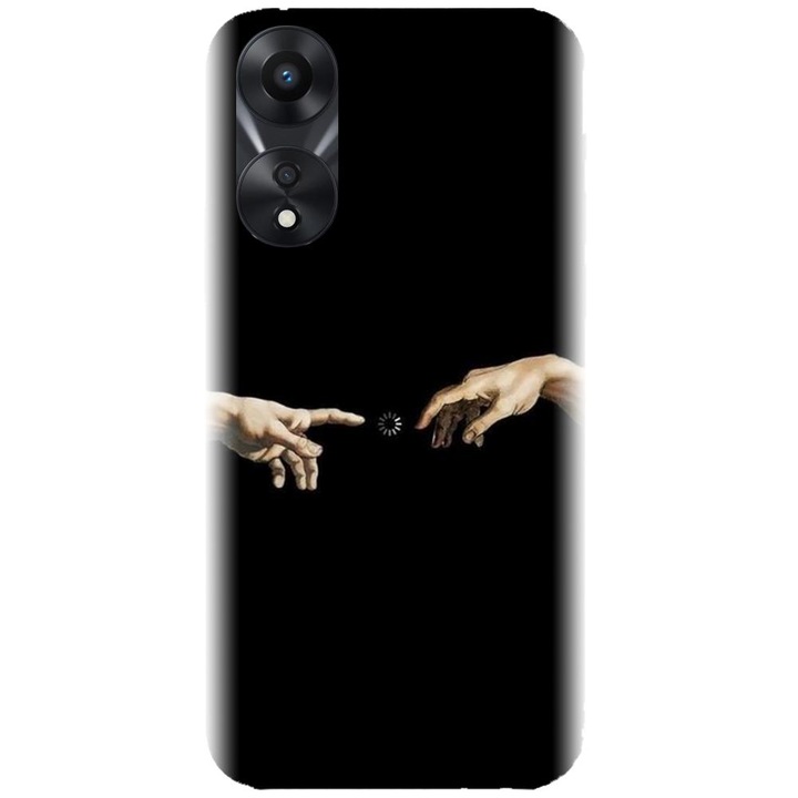 Силиконов калъф, съвместим с Oppo Reno 8 T - модел Contemporary Art