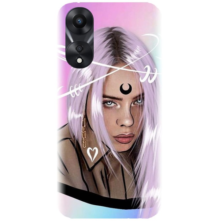 Husa din silicon compatibila cu Oppo A78 4G - model Fan Art Billie