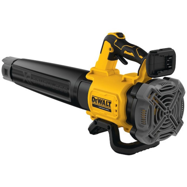 Акумулаторна въздуходувка DeWALT DCMBL562N, 18V XR, Безчетков мотор, Максимална скорост на въздуха 200 км/ч, Ниско ниво на шум, Без зарядно и батерия в комплекта