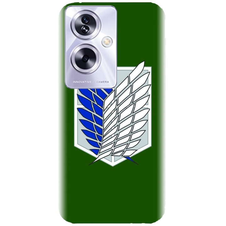 Husa din silicon compatibila cu Oppo A79 - model Survey Corps