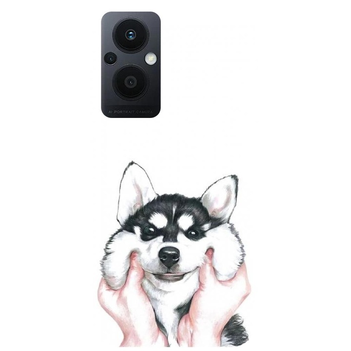 Силиконов калъф, съвместим с Oppo Reno 7Z 5G - модел Husky