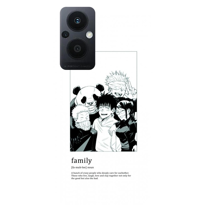 Силиконов капак, съвместим с Oppo Reno 7Z 5G - Anime Jujutsu Kaisen модел