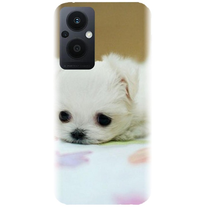 Силиконов капак, съвместим с Oppo Reno 7Z 5G - Puppies 001 модел