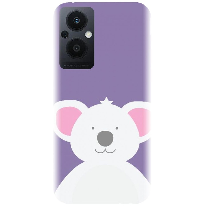 Силиконов калъф, съвместим с Oppo Reno 7Z 5G - модел мечка Коала