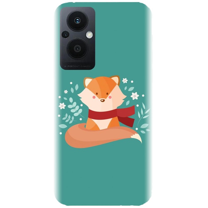 Силиконов калъф, съвместим с Oppo Reno 7Z 5G - модел Winter Fox