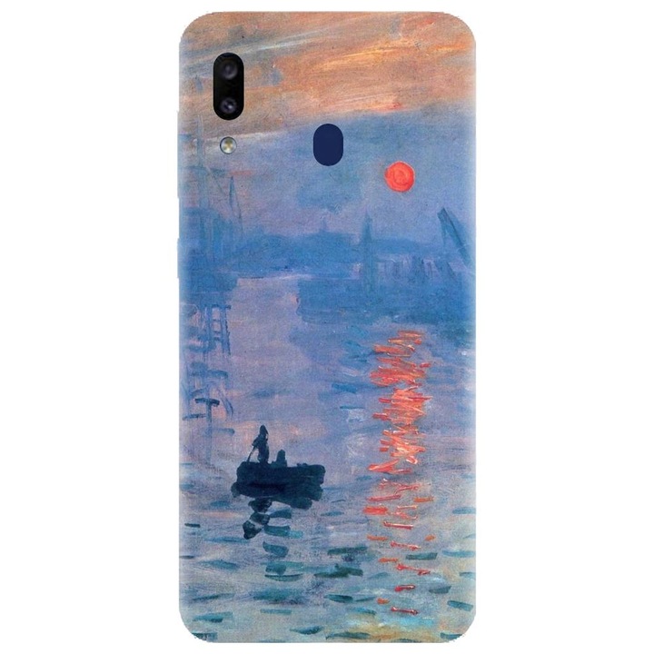 Husa din silicon compatibila cu Samsung Galaxy A40 - model Impression