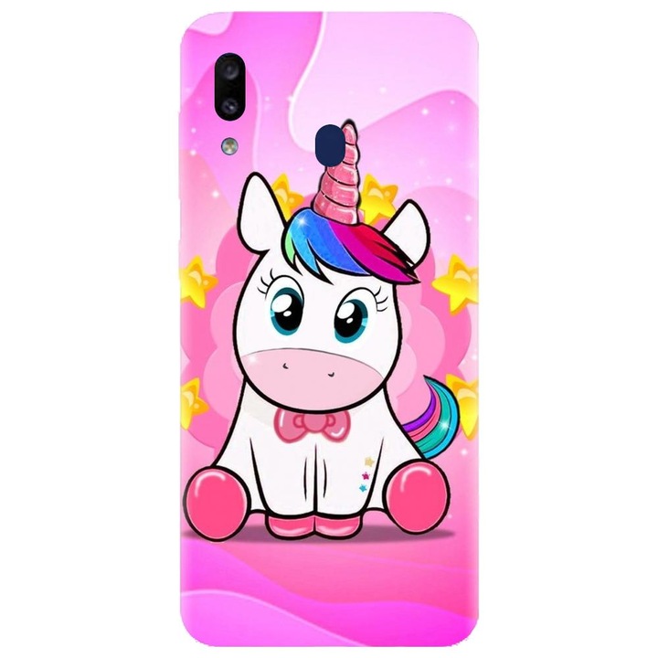 Husa din silicon compatibila cu Samsung Galaxy A20 - model Dream like a Unicorn