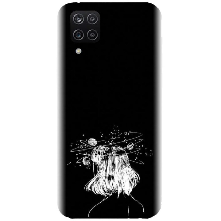 Szilikon tok kompatibilis a Samsung Galaxy A12 / A12 Nacho - Line Art Dreamer modellel