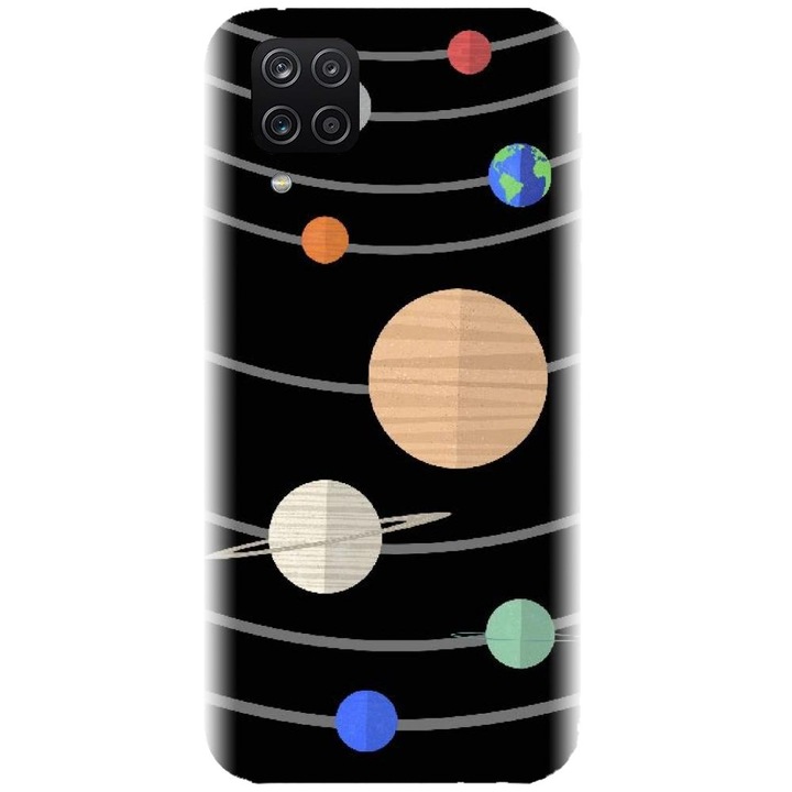 Szilikon burkolat kompatibilis a Samsung Galaxy A12 / A12 Nacho - Planet Axe modellel