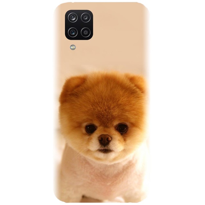 Husa din silicon compatibila cu Samsung Galaxy A12 / A12 Nacho - model Cutest puppy dog