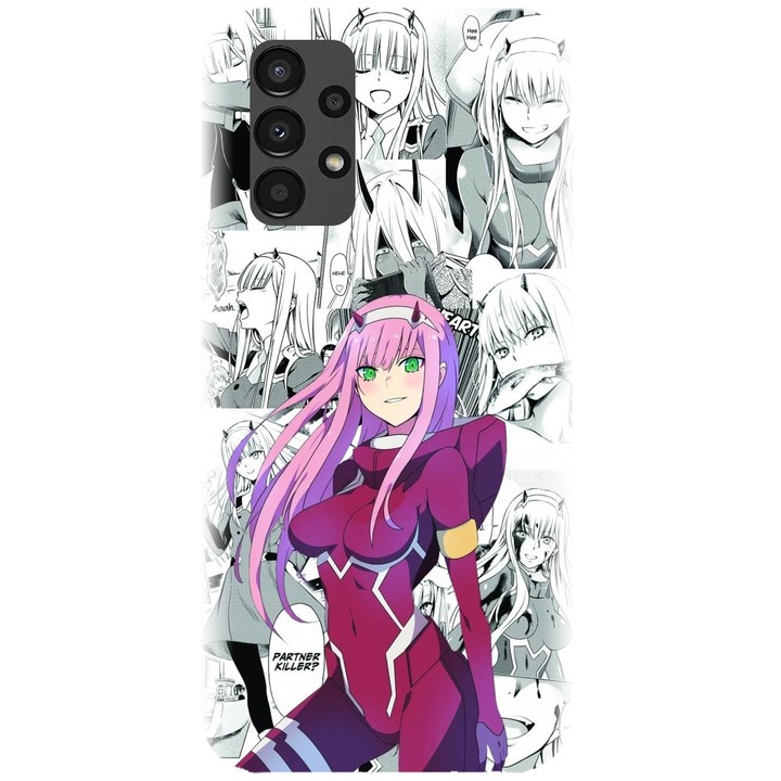 Szilikon tok kompatibilis a Samsung Galaxy A13 4G / LTE - Anime Zero Two modellel