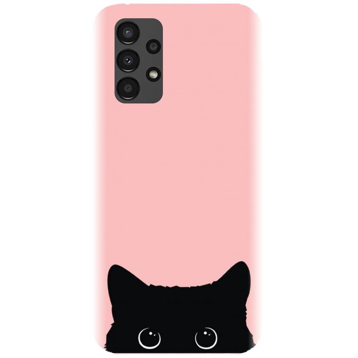 Силиконов кейс, съвместим с Samsung Galaxy A13 4G / LTE - модел Black Cat