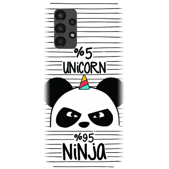 Husa din silicon compatibila cu Samsung Galaxy A32 5G / A32 EE 5G - model Unicorn Ninja