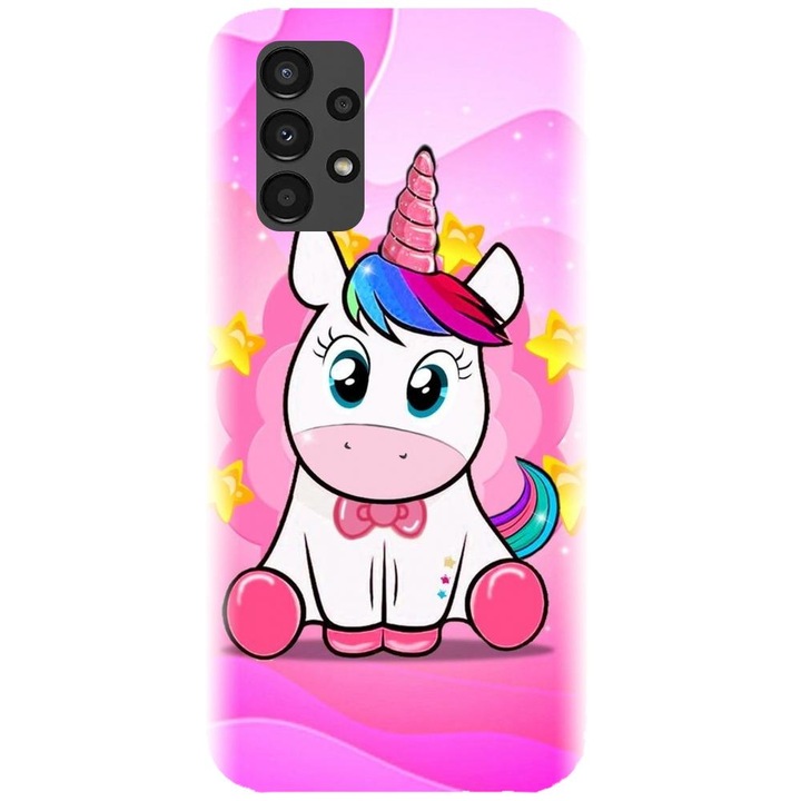 Husa din silicon compatibila cu Samsung Galaxy A72 4G / 5G - model Dream like a Unicorn