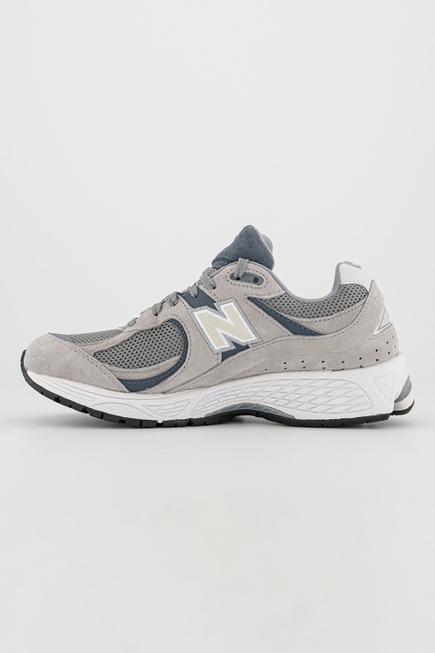 New Balance, Спортни обувки 2002 R с велур, Светло сив/Tъмносив