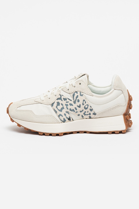 New Balance, Спортни обувки 327 с велур, Светло сив