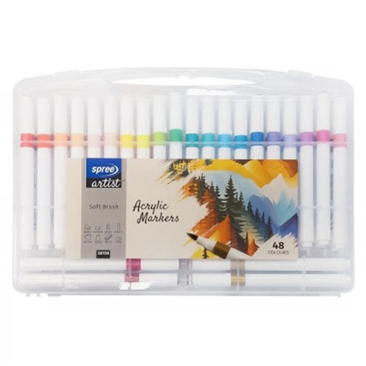 Spree ACRYLIC MARKER készlet, 48db