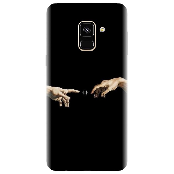 Husa din silicon compatibila cu Samsung Galaxy J6 / J6 2018 - model Arta contemporana