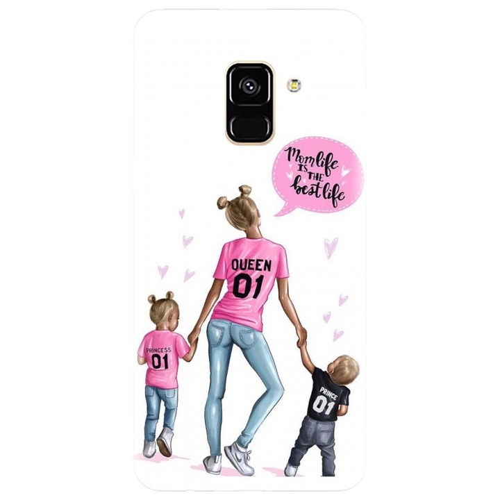 Husa din silicon compatibila cu Samsung Galaxy J6 / J6 2018 - model Mama 2