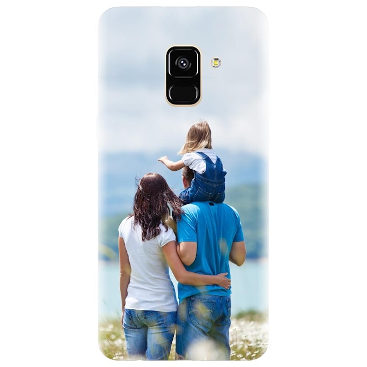 Husa din silicon compatibila cu Samsung Galaxy J6 / J6 2018 - model Personalizata cu imaginea ta