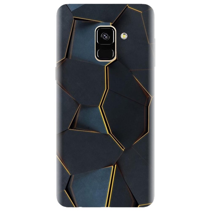 Husa din silicon compatibila cu Samsung Galaxy J6 / J6 2018 - model Abstract Draw