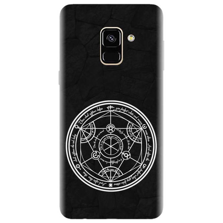 Husa din silicon compatibila cu Samsung Galaxy J6 / J6 2018 - model Anime Transmutation Circle