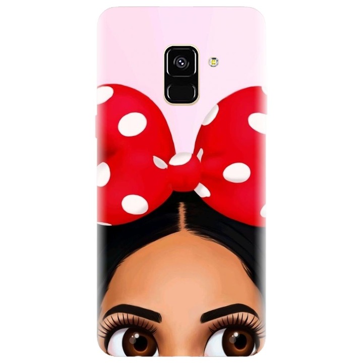 Husa din silicon compatibila cu Samsung Galaxy J6 / J6 2018 - model Anime Art Girl