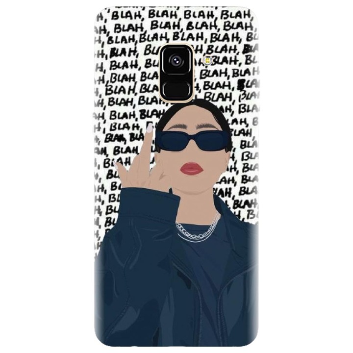 Husa din silicon compatibila cu Samsung Galaxy J6 / J6 2018 - model Girl Power