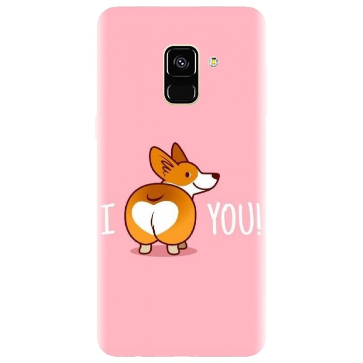 Husa din silicon compatibila cu Samsung Galaxy J6 / J6 2018 - model I Corgi U