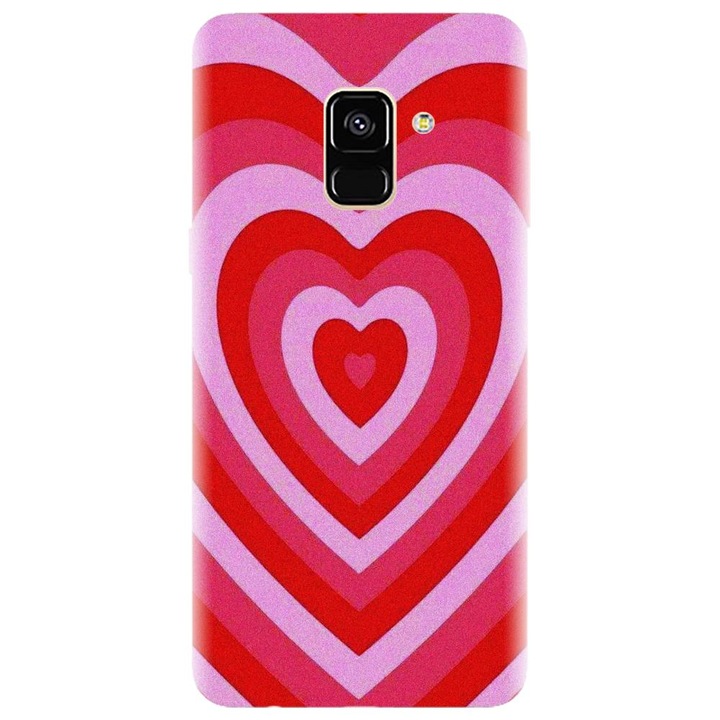 Husa din silicon compatibila cu Samsung Galaxy J6 / J6 2018 - model PPG Heart Tunnel