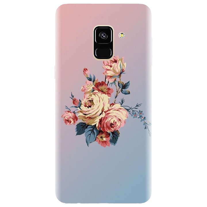 Силиконов кейс, съвместим със Samsung Galaxy J6 / J6 2018 - модел Roses