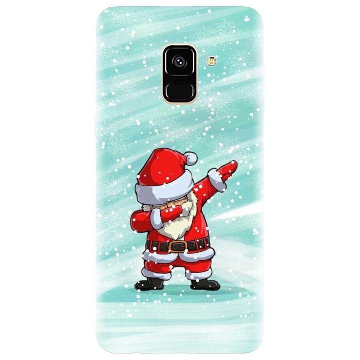 Husa din silicon compatibila cu Samsung Galaxy J6 / J6 2018 - model Santa Dance