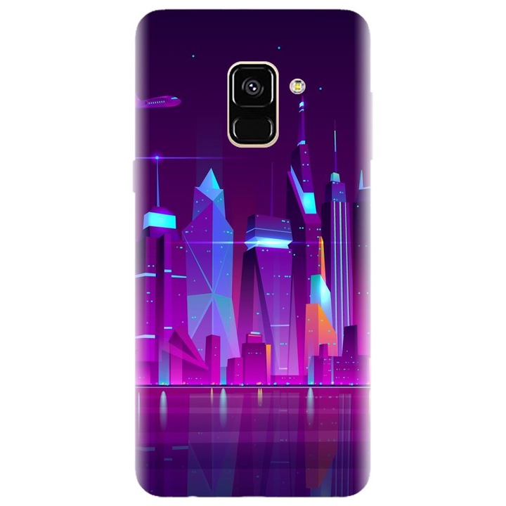 Husa din silicon compatibila cu Samsung Galaxy J6 / J6 2018 - model Town