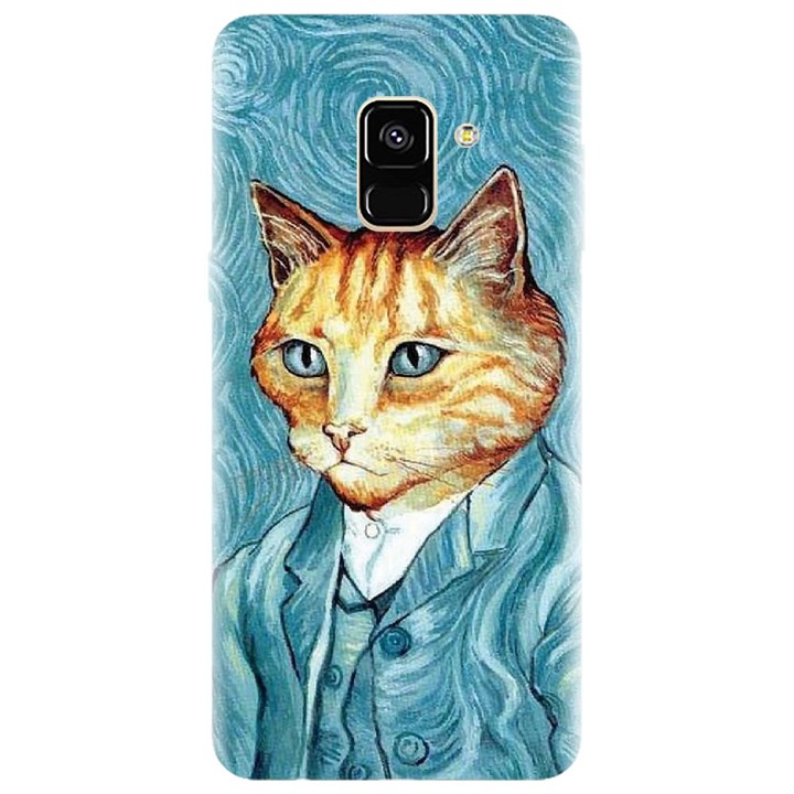 Husa din silicon compatibila cu Samsung Galaxy J6 / J6 2018 - model Vincent Meow