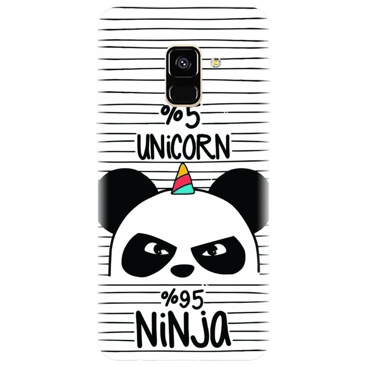 Husa din silicon compatibila cu Samsung Galaxy J6 / J6 2018 - model Unicorn Ninja