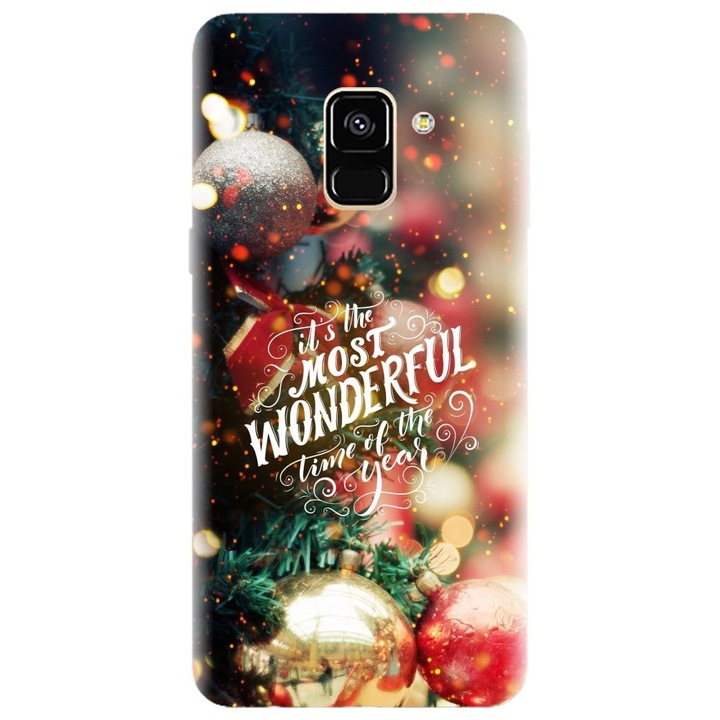 Husa din silicon compatibila cu Samsung Galaxy J6 / J6 2018 - model Wonderful Time