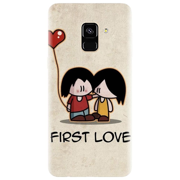 Husa din silicon compatibila cu Samsung Galaxy J6 / J6 2018 - model First Love