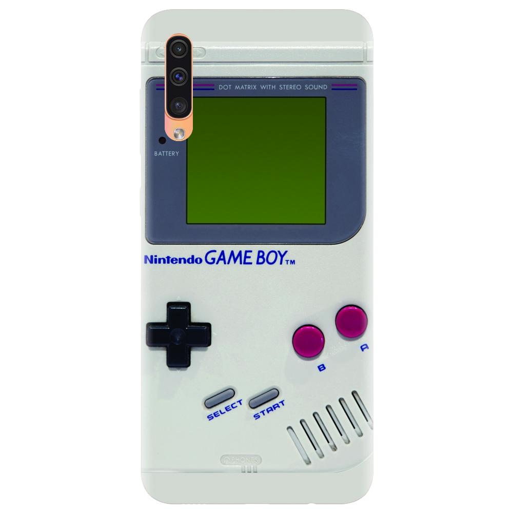 Husa din silicon compatibila cu Samsung Galaxy A50 - model Retro Game Boy -  eMAG.ro