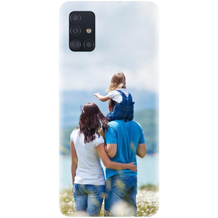 Силиконов кейс съвместим с Samsung Galaxy A51 5G - модел Персонализиран с ваше изображение