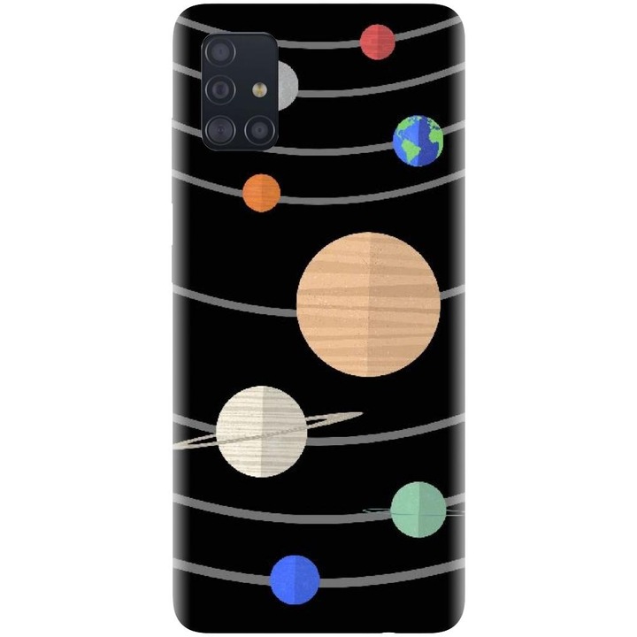 Силиконов кейс, съвместим с Samsung Galaxy A51 / M40S - модел Planet Axe