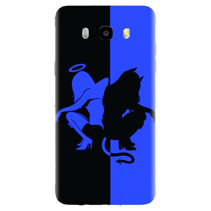 Husa din silicon compatibila cu Samsung Galaxy J7 2016 / J710 - model Angel Devil