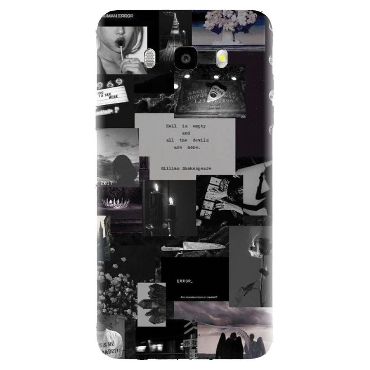 Силиконов калъф за Samsung Galaxy J7 2016 / J710 - Collage Error модел