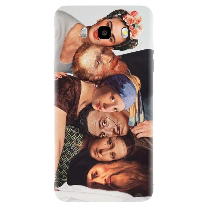 Husa din silicon compatibila cu Samsung Galaxy J7 2016 / J710 - model Friends 2