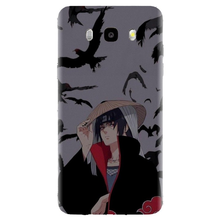 Husa din silicon compatibila cu Samsung Galaxy J7 2016 / J710 - model Anime Itachi Uchiha