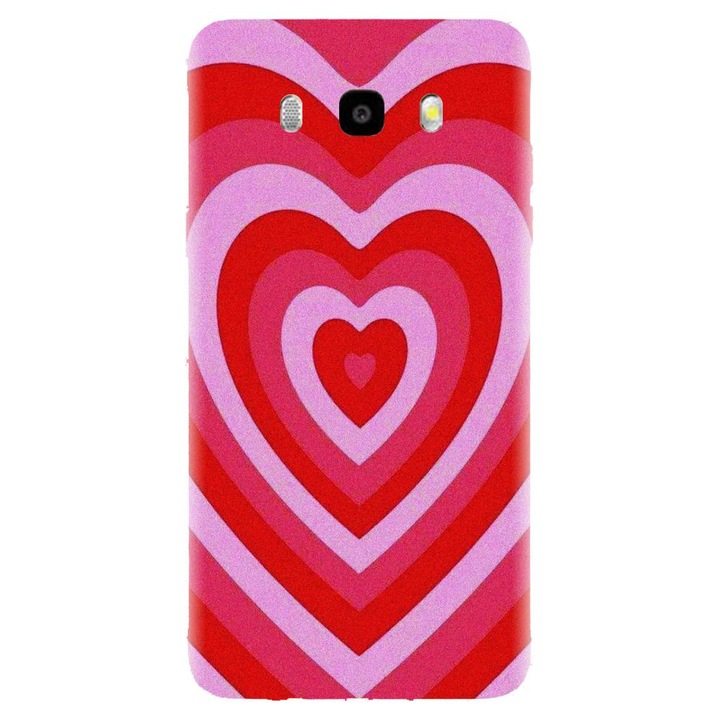 Husa din silicon compatibila cu Samsung Galaxy J7 2016 / J710 - model PPG Heart Tunnel