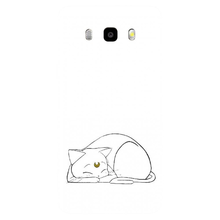 Husa din silicon compatibila cu Samsung Galaxy J5 2016 - model Sailor Moon Neko