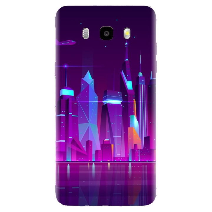 Husa din silicon compatibila cu Samsung Galaxy J7 2016 / J710 - model Town