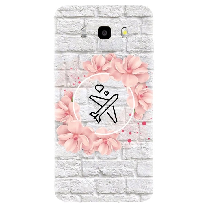 Husa din silicon compatibila cu Samsung Galaxy J7 2016 / J710 - model Travel Dream